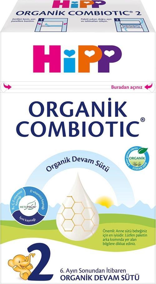 2 Organik Combiotic Devam Sütü 600 Gr 4 Adet