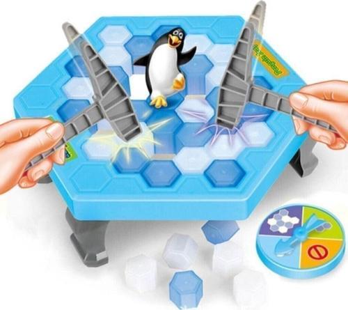 Penguen Düşürme Buz Kırma Buz Tuzağı Oyunu Çocuk Zeka Ve Strateji Oyunu