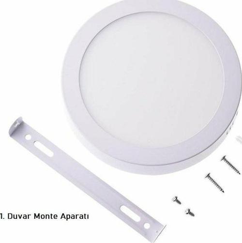 18W GÜNIŞIĞI S.Ü.YUVARLAK LED PANEL (BEYAZ KASA)