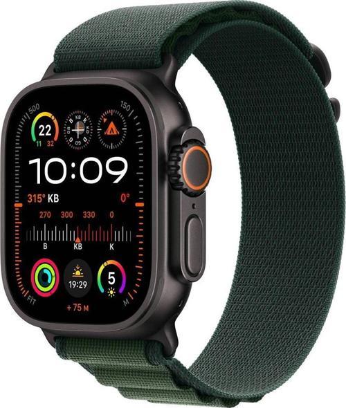Watch Ultra 2 49mm Black Ti D.Green Loop M