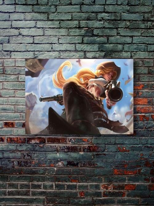 Miss Fortune - League Of Legends - Lol - Oyun Posterleri, Özel Tasarım Kağıt Poster
