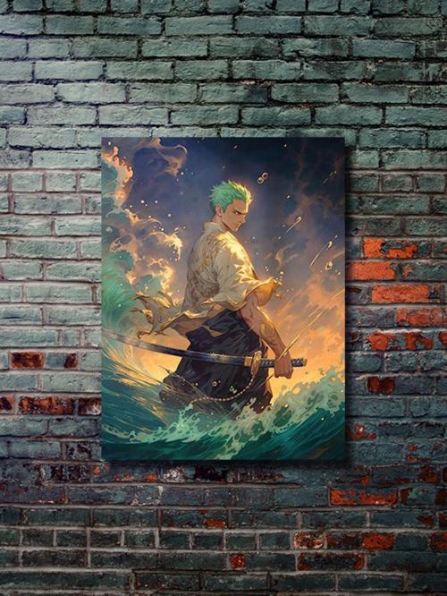 Zoro - One Piece - Anime & Manga Posterleri, Özel Tasarım Kağıt Poster
