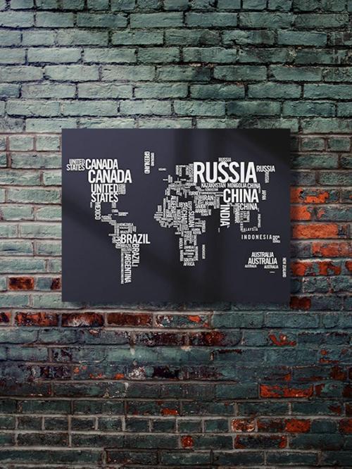 Dünya Haritası - Çeşitli Harita Posterleri, Özel Tasarım Kağıt Poster