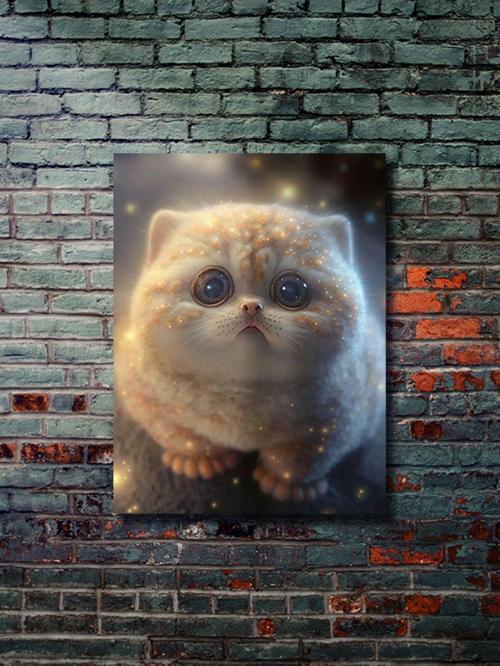 Kedi Teması, Özel Tasarım Kağıt Poster, Duvar Sanatı