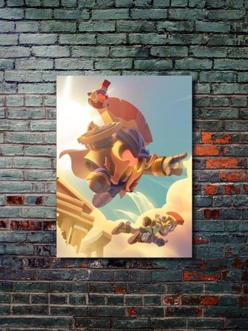 Brawl Stars, Eşsiz Tasarım Oyun, Karakter Posterleri, Özel Tasarım Kağıt Poster