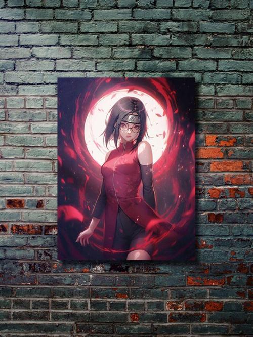 Sarada Uchiha - Naruto - Anime & Manga Posterleri, Özel Tasarım Kağıt Poster