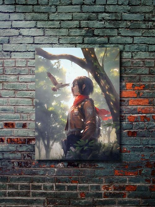 Mikasa Akerman - Attack On Titan - Anime & Manga Posterleri, Özel Tasarım Kağıt Poster