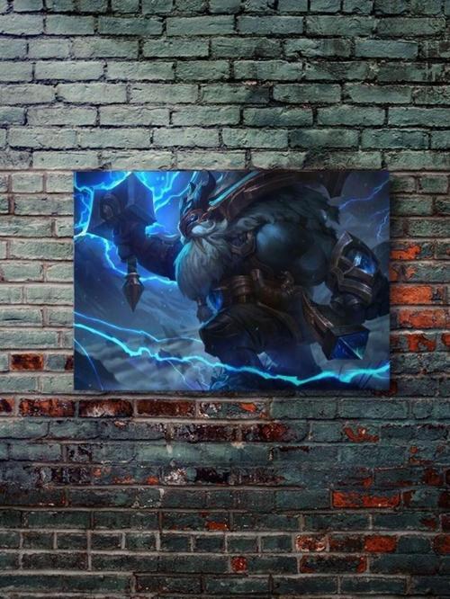 Ornn - League Of Legends - Lol - Oyun Posterleri, Özel Tasarım Kağıt Poster
