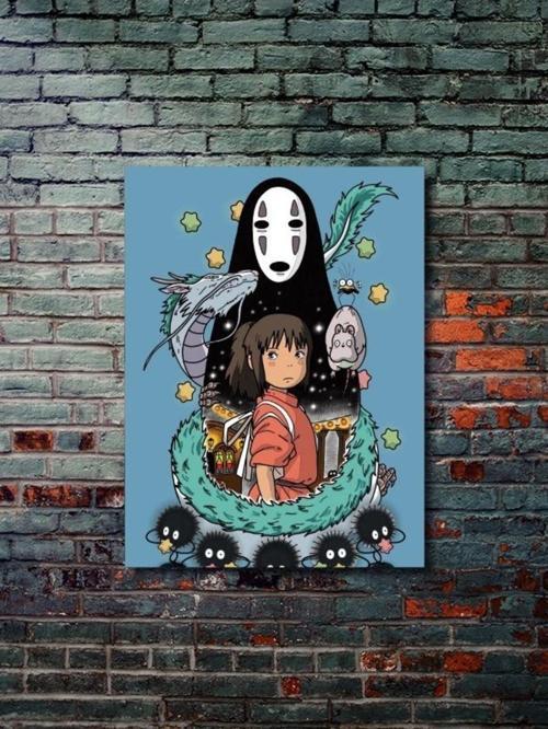 Ruhların Kaçışı (Spirited Away) - Anime & Manga Posterleri, Özel Tasarım Kağıt Poster