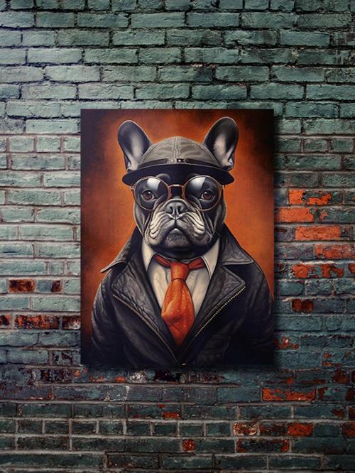 Köpek Teması, Özel Tasarım Kağıt Poster, Duvar Sanatı