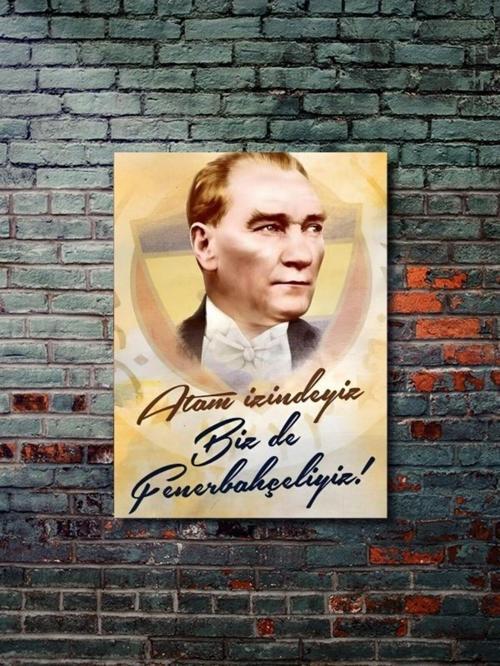 Atatürk, - Önemli Kişiler, Tarihi Kişiler, Özel Tasarım Kağıt Poster, Duvar Sanatı