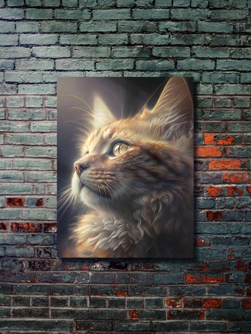 Kedi Teması, Özel Tasarım Kağıt Poster, Duvar Sanatı