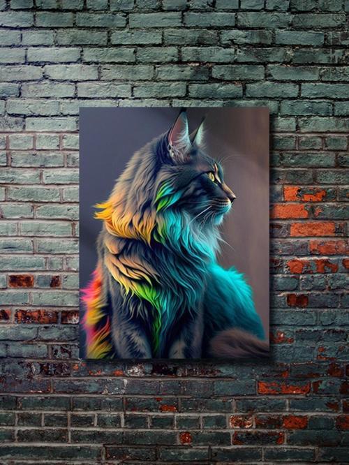 Kedi Teması, Özel Tasarım Kağıt Poster, Duvar Sanatı