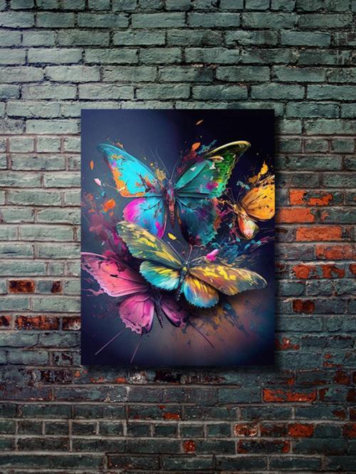 Kelebek Teması, Özel Tasarım Kağıt Poster, Duvar Sanatı