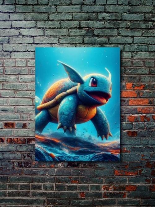 Squirtle - Pokemon - Anime & Manga Posterleri, Özel Tasarım Kağıt Poster