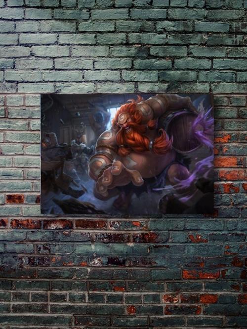Gragas - Oyun Posterleri, Özel Tasarım Kağıt Poster