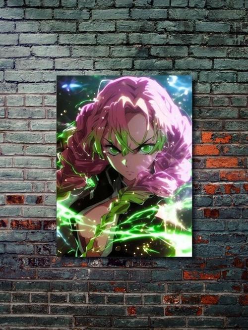 Mitsuri Kanroji - Demon Slayer - Anime & Manga Posterleri, Özel Tasarım Kağıt Poster