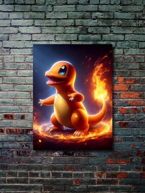 Charmander - Pokemon - Anime & Manga Posterleri, Özel Tasarım Kağıt Poster