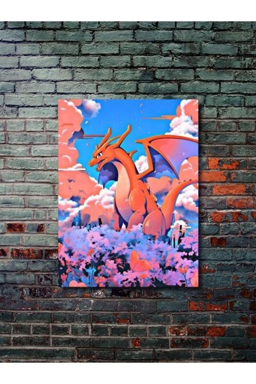 Charizard - Pokemon - Anime & Manga Posterleri, Özel Tasarım Kağıt Poster