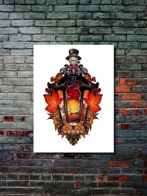 Yürüyen Şato (Howl'S Moving Castle) - Anime & Manga Posterleri, Özel Tasarım Kağıt Poster