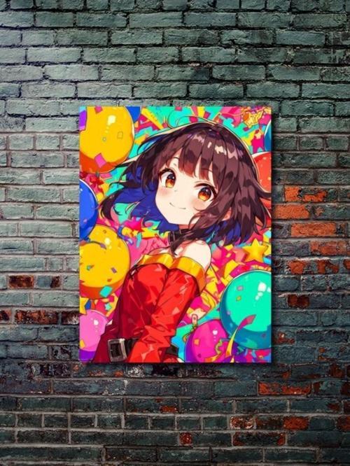 Megumin - Kono Subarashii Sekai Ni Shukufuku - Anime & Manga Posterleri, Özel Tasarım Kağıt Poster