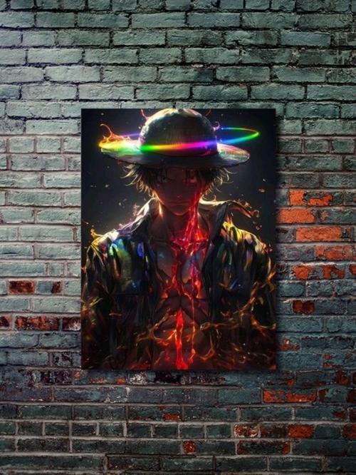 Luffy - One Piece, Anime - Manga Serisi, Özel Tasarım Kağıt Poster, Duvar Sanatı