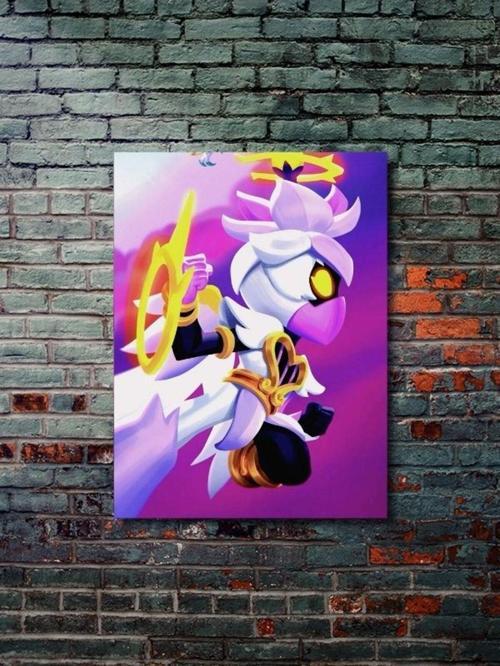 Brawl Stars, Eşsiz Tasarım Oyun, Karakter Posterleri, Özel Tasarım Kağıt Poster