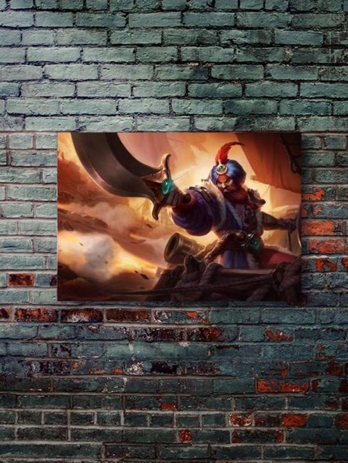 Gangplank - Oyun Posterleri, Özel Tasarım Kağıt Poster