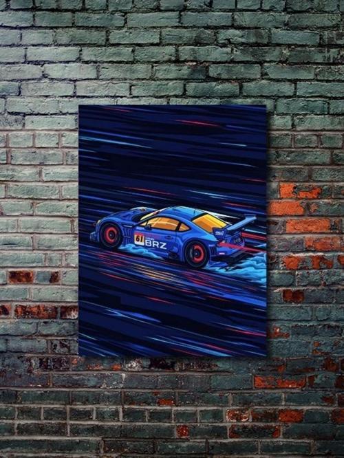 Subaru - Brz - Eşsiz Tasarım Motosiklet Posterleri, Özel Tasarım Kağıt Poster