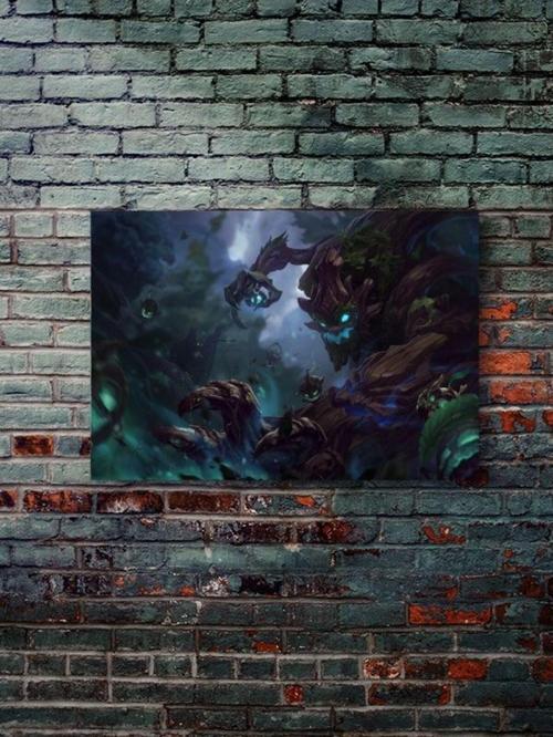 Maokai - League Of Legends - Oyun Posterleri, Özel Tasarım Kağıt Poster