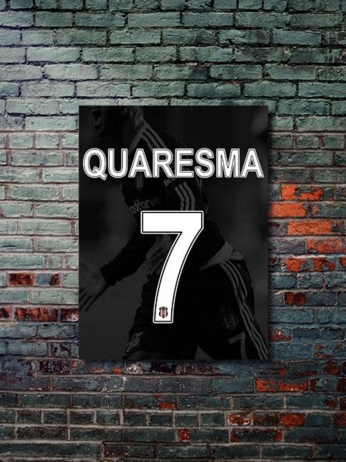 Bjk Ricardo Quaresma - Beşiktaş - Spor Posterleri, Takım Posterleri Özel Tasarım Kağıt Poster