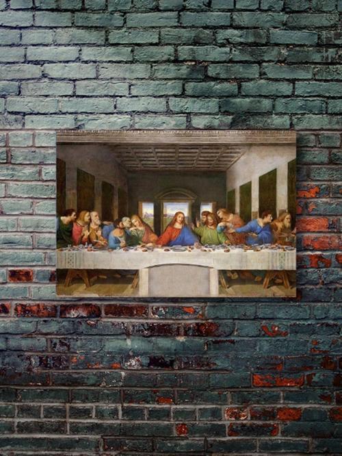 Son Akşam Yemeği - Leonardo Da Vinci, Tarihi Tablo Posterleri, Özel Tasarım Kağıt Poster,