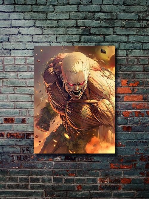 Reiner - Attack On Titan - Anime & Manga Posterleri, Özel Tasarım Kağıt Poster, Duvar Sanatı