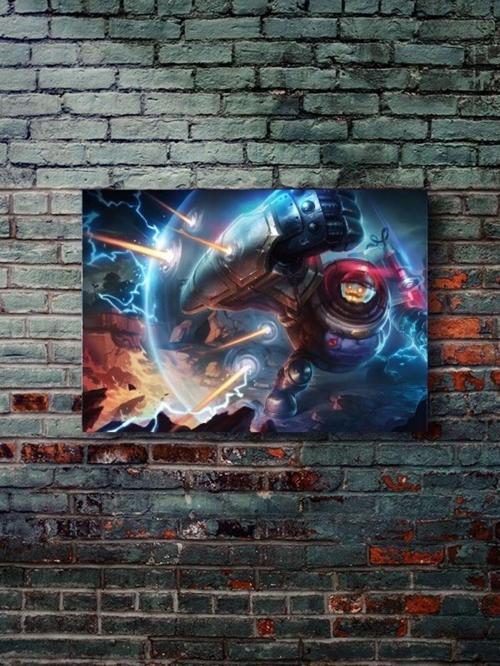 Blitzcrank - Oyun Posterleri, Özel Tasarım Kağıt Poster
