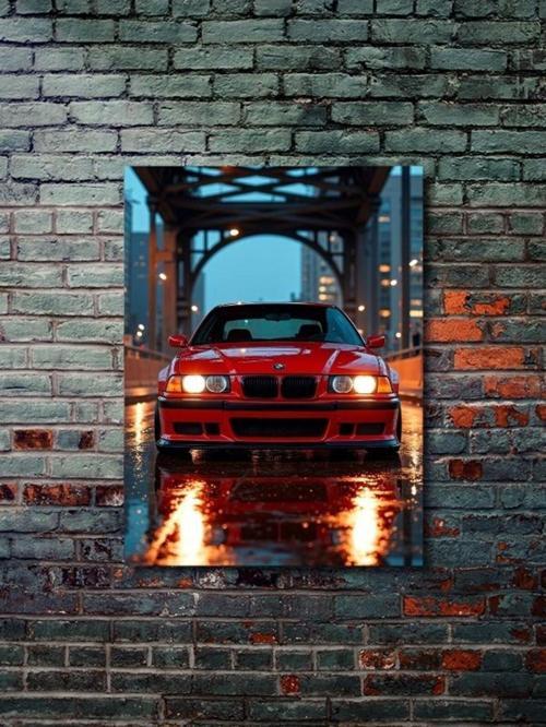 Bmw, Eşsiz Tasarım Otomobil Posterleri, Özel Tasarım Kağıt Poster