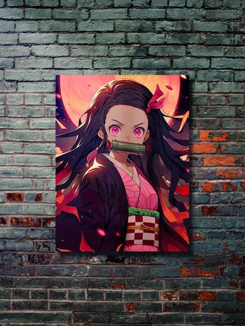 Nezuko - Demon Slayer - Anime & Manga Posterleri, Özel Tasarım Kağıt Poster, Duvar Sanatı
