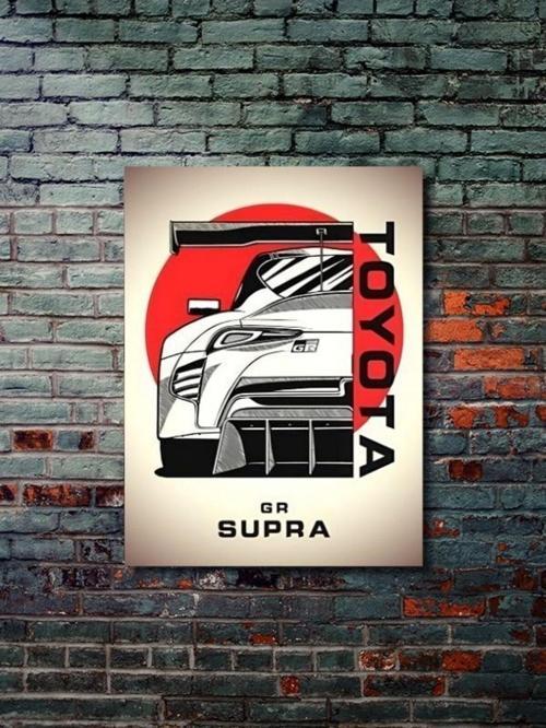 Supra Gr - Toyota - Eşsiz Tasarım Motosiklet Posterleri, Özel Tasarım Kağıt Poster