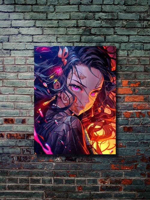 Nezuko - Demon Slayer - Anime & Manga Posterleri, Özel Tasarım Kağıt Poster, Duvar Sanatı