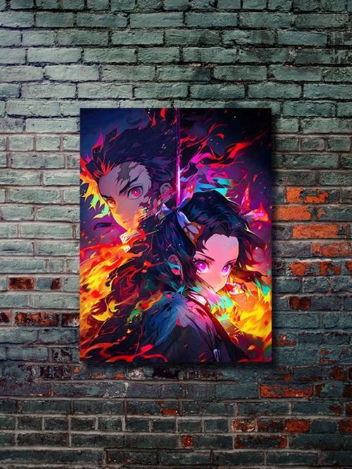 Tanjiro, Demon Slayer Posterleri, Özel Tasarım Kağıt Poster, Duvar Sanatı