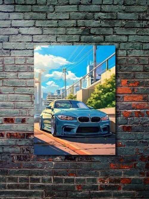 M3 - Bmw - Eşsiz Tasarım Otomobil Posterleri, Özel Tasarım Kağıt Poster