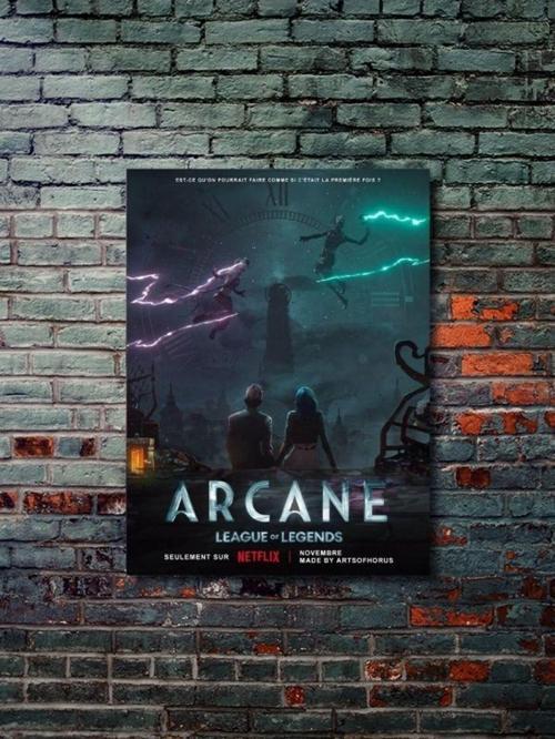 Arcane - L.O.L - Oyun Posterleri, Özel Tasarım Kağıt Poster