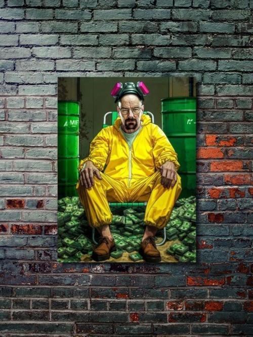 Walter White - Breaking Bad - Film & Dizi Posterleri, Özel Tasarım Kağıt Poster, Duvar Sanatı