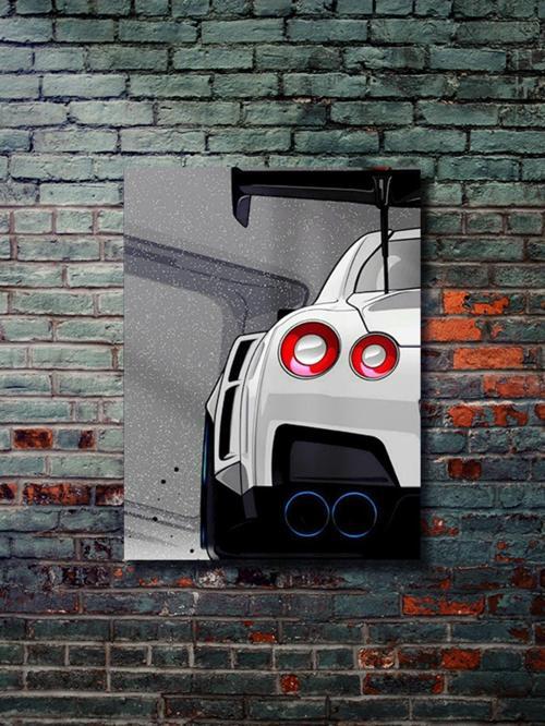 Nissan Skyline Gtr35, Eşsiz Tasarım Otomobil Posterleri, Özel Tasarım Kağıt Poster