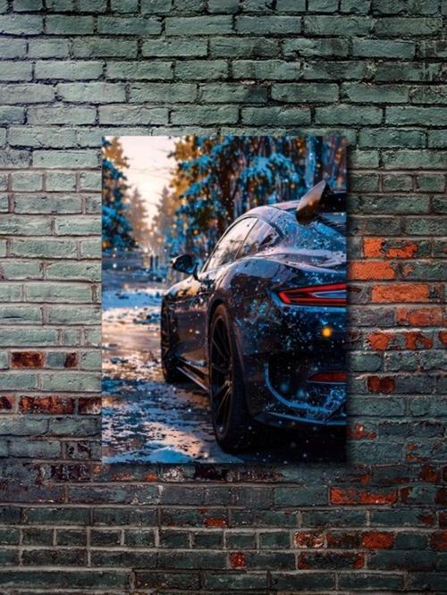 Porsche, Eşsiz Tasarım Otomobil Posterleri, Özel Tasarım Kağıt Poster