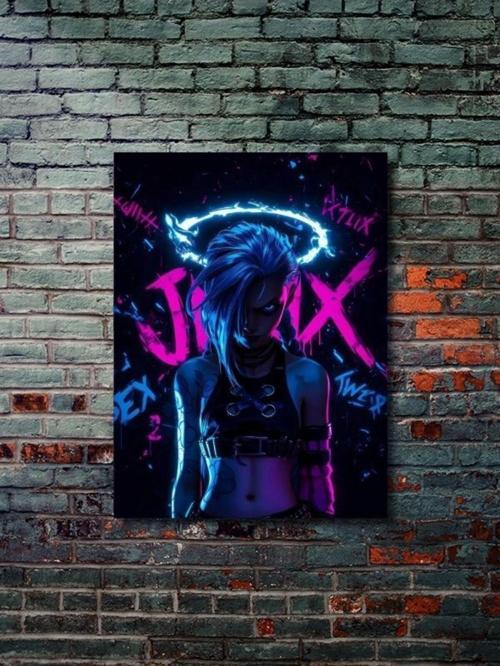 Jinx - L.O.L - Oyun Posterleri, Özel Tasarım Kağıt Poster