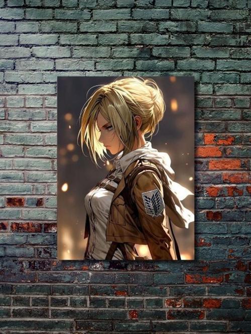 Annie Leonhart - Attack On Titan, Anime - Manga Serisi, Özel Tasarım Kağıt Poster, Duvar Sanatı