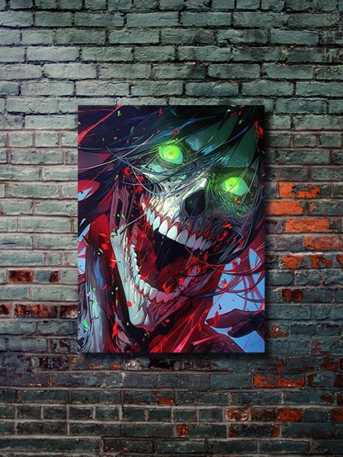 Eren Jaeger - Attack On Titan - Anime & Manga Posterleri, Özel Tasarım Kağıt Poster, Duvar Sanatı