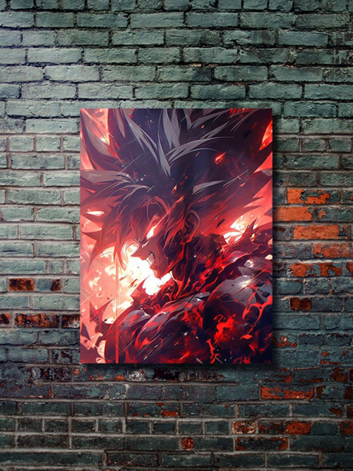 Goku, Dragon Ball Poster, Özel Tasarım Kağıt Poster, Duvar Sanatı