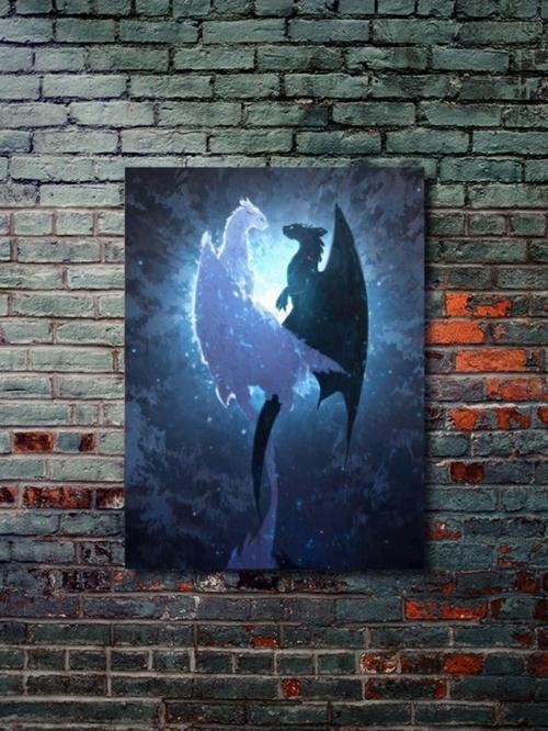 Ejderhanı Nasıl Eğitirsin - Film & Dizi Posterleri, Özel Tasarım Kağıt Poster, Duvar Sanatı