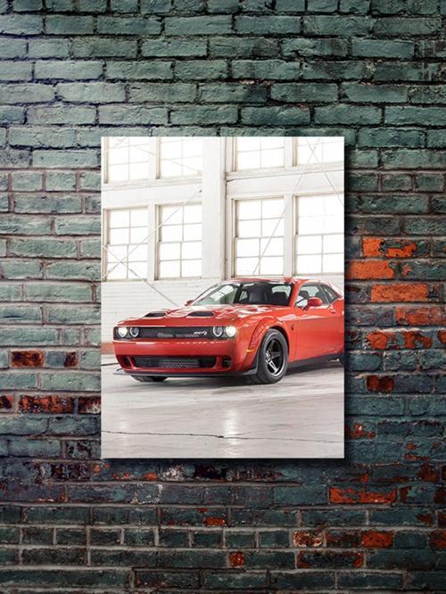 Dodge Charger Srt, Eşsiz Tasarım Otomobil Posterleri, Özel Tasarım Kağıt Poster, Duvar Sanatı